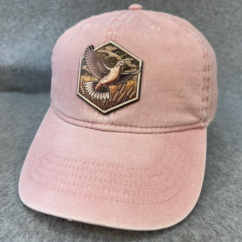 Flying Dove Bird Patch Unisex Pink Unbranded Baseball Hat Dad Cap Adjustable OS